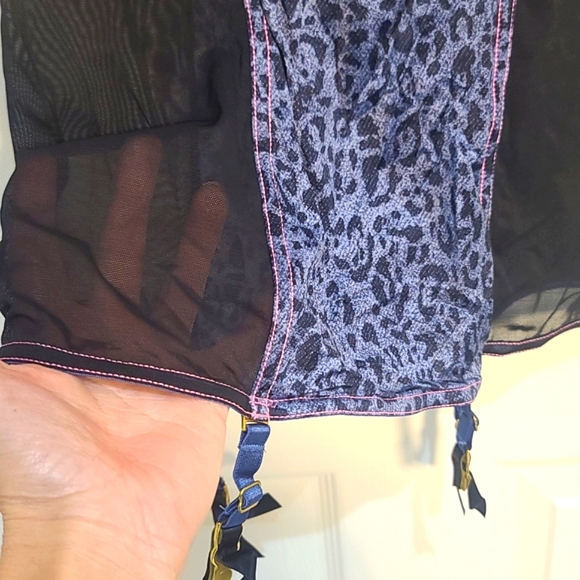 Victoria's Secret Babydoll Garter Dress 34B Bustier 32C - Picture 3 of 6